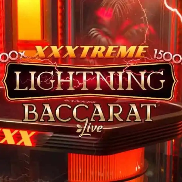 XXXtreme Lightning Baccarat slot visual from Evolution available on monro-pt.com